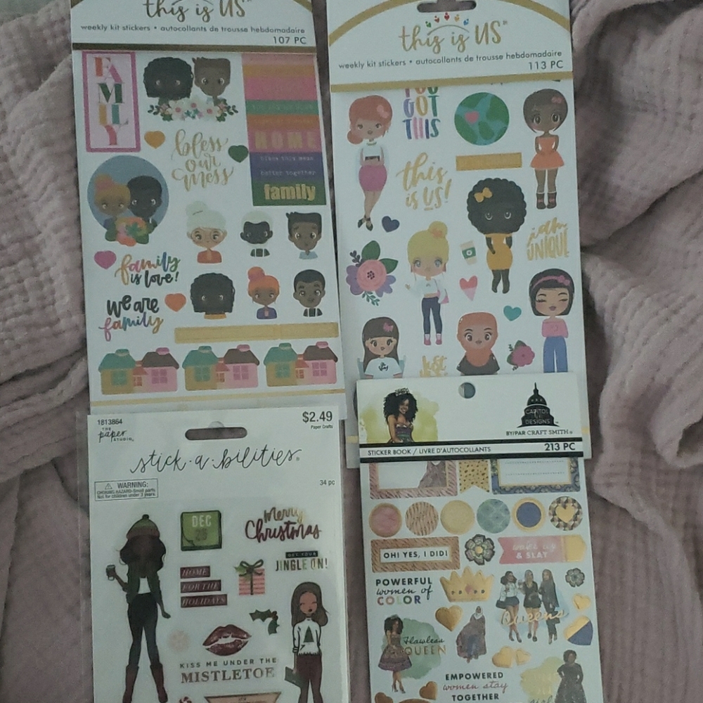 Planner stickers...this is us brand and others